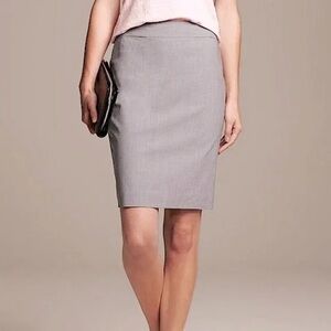 EUC Editor High Waisted Express Gray Pencil Skirt Sz 8